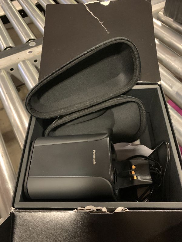 Photo 1 of Panasonic ARC6 Electric Razor for Men Face, Wet/Dry Shavers for Men with Foil Shaver, Premium Automatic Cleaning and Charging Station, Ultra-Fast 6-Blade & Pop-up Trimmer - ES-LS9A-K (Black)