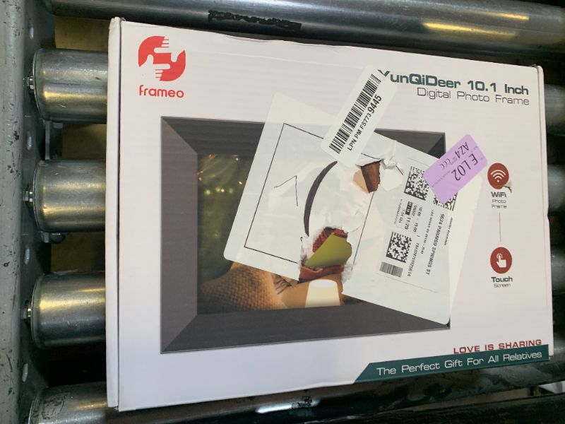 Photo 1 of Frameo 10.1 Inch WiFi Digital Picture Frame with 32GB Storage,1280 * 800P IPS HD Touch Screen,Send Photos/Videos from Your Phone Anywhere, Photo Gifts for Parents and Grandparents