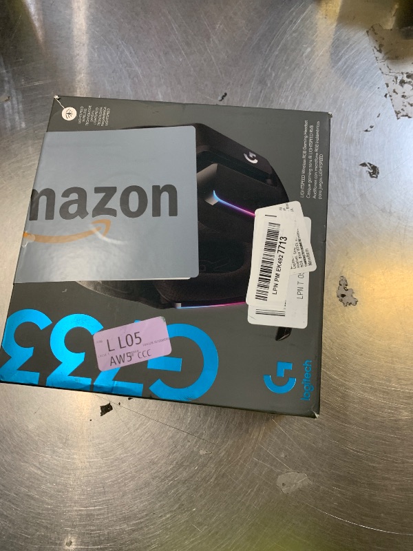 Photo 1 of Logitech G733 Lightspeed Wireless Gaming Headset, Suspension Headband, Lightsync RGB, Blue VO!CE Mic, PRO-G Audio – Black, Gaming Headset Wireless, PC, PS5, PS4, Switch Compatible