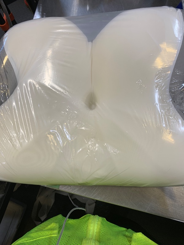 Photo 1 of DONAMA Cervical Pillow for Neck and Shoulder,Contour Memory Foam Pillow,Ergonomic Neck Support Pillow for Side Back Stomach Sleepers with Pillowcase