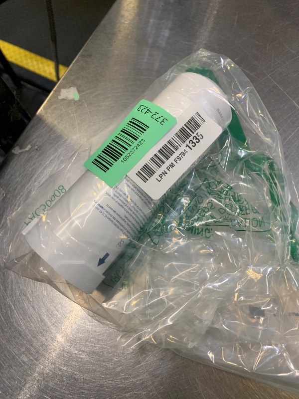 Photo 1 of GE XWFE™ Refrigerator Water Filter, Genuine Replacement Filter, Certified to Reduce Lead, Microplastics, PFOA/PFOS, and 50+ Other Impurities, Compatible with GE Appliances Brands, Pack of 1