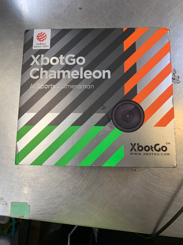 Photo 1 of XbotGo Chameleon AI Auto Sports Action Camera - 4K 60FPS Soccer Camera and Basketball Tracking Camera for Team Sports, Live Streaming, No Subscription, Works with iOS & Android (Lemon Green)