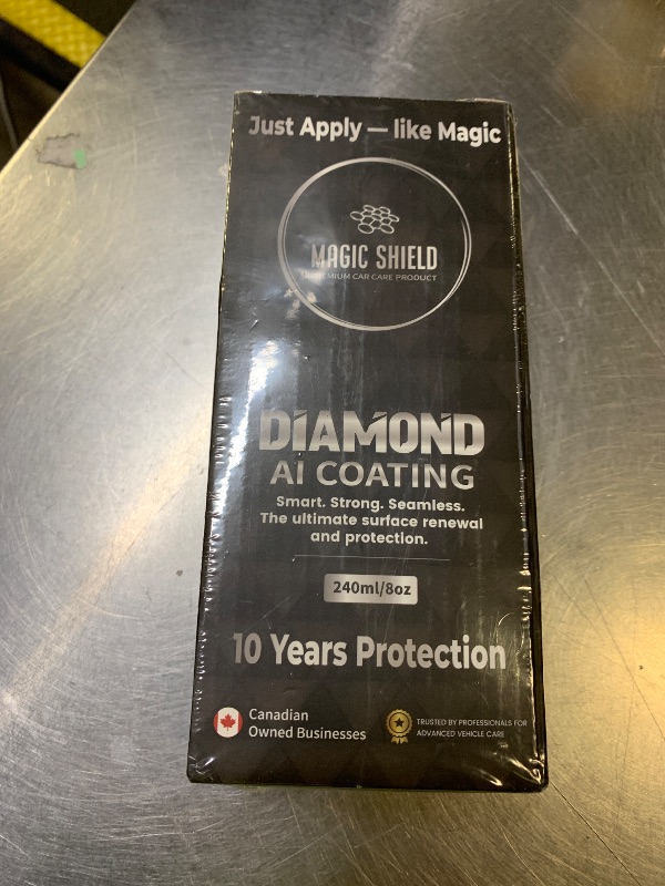 Photo 1 of Magic Shield Diamond AI Coating – Graphene Liquid Self-Leveling Techology | Repairs & Protects | Last for 10 Years | High-Gloss Shine | Hydrophobic & Scratch-Resistant | for Car Paint, Headlights ONLY