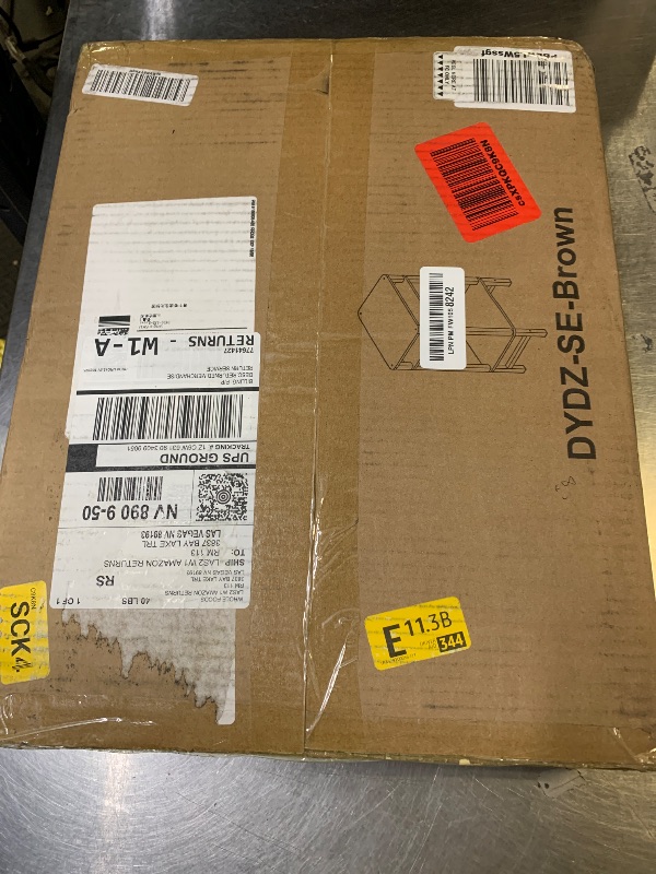 Photo 1 of YUFAM Side Table End Table Tall Night Stand 3-Tier for Living Room Bedroom Bathroom Office Furniture Brown