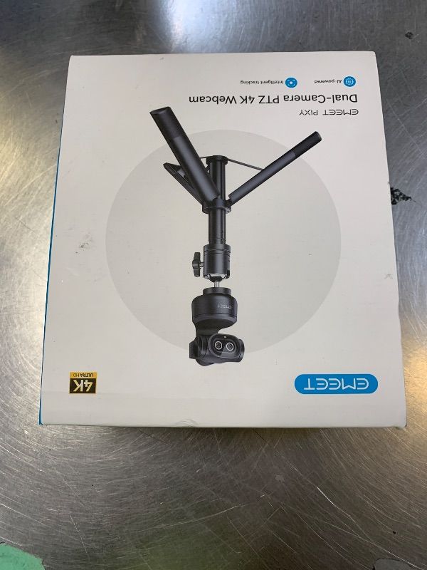 Photo 1 of EMEET PIXY Dual-Camera AI-Powered PTZ Camera 4K with Tripod, AI Tracking, PDAF&AI Autofocus 0.2s, 1/2.55'' Sony Sensor, 3 Mics, Presets, 4K Webcam for Streaming, OBS/Twitch/Switch 2 Compatible
