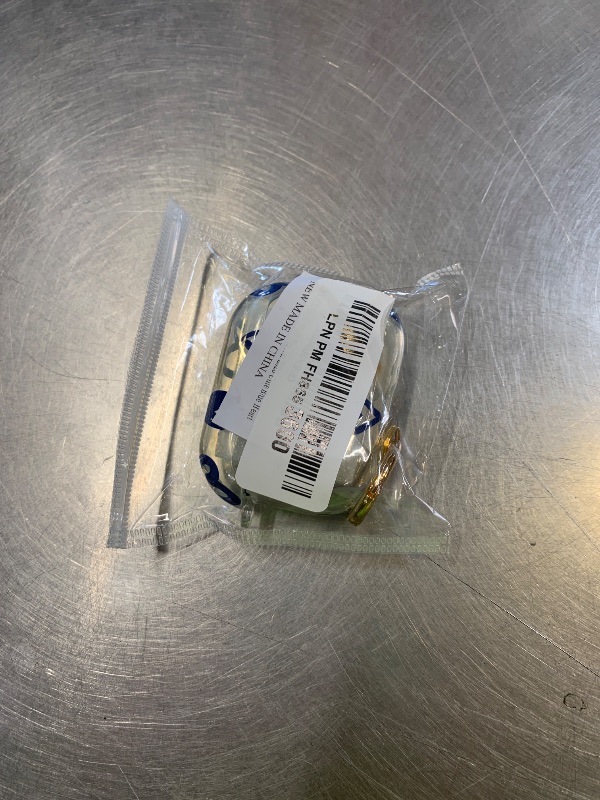 Photo 1 of ZEKICE for AirPods Pro 3 Generation Case, Clear Flower Air Pod Pro 3 Case for Women Girly Cute Soft AirPod Pro 3 Cover with Keychain Strap for AirPod Pro 3 Cover 2025 Cute Blue Heart