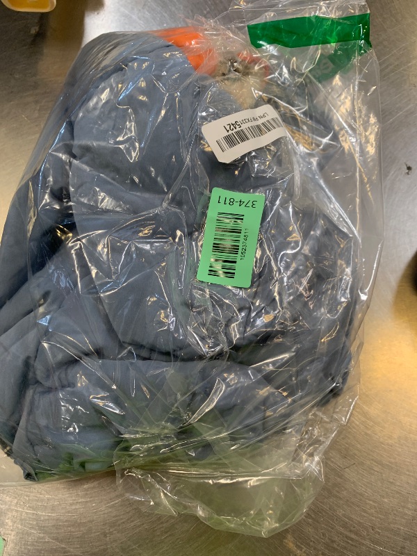 Photo 1 of HazeBlue Fullbody Thick Winter Coat, Reflective Windproof Fleece Lined Snowsuit, Zip Up Waterproof Dog Jacket with Harness, Blue, 20