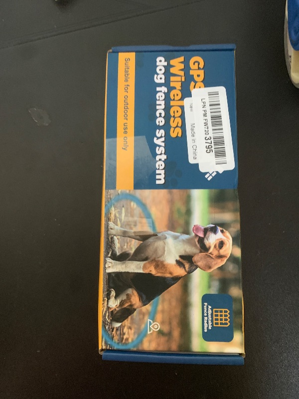 Photo 1 of VERSMELO GPS Wireless Dog Fence, Electric Fence for Dogs, Perimeter Collar Fence System, Radius 33-1999 Yards, IPX7 Waterproof, Beep Vibration Shock Correction, for Pets Over 18 Lbs