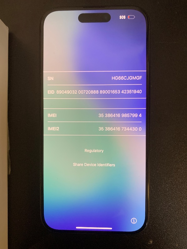 Photo 1 of Apple iPhone 15 Pro, 1TB, Black Titanium - Unlocked (Renewed)