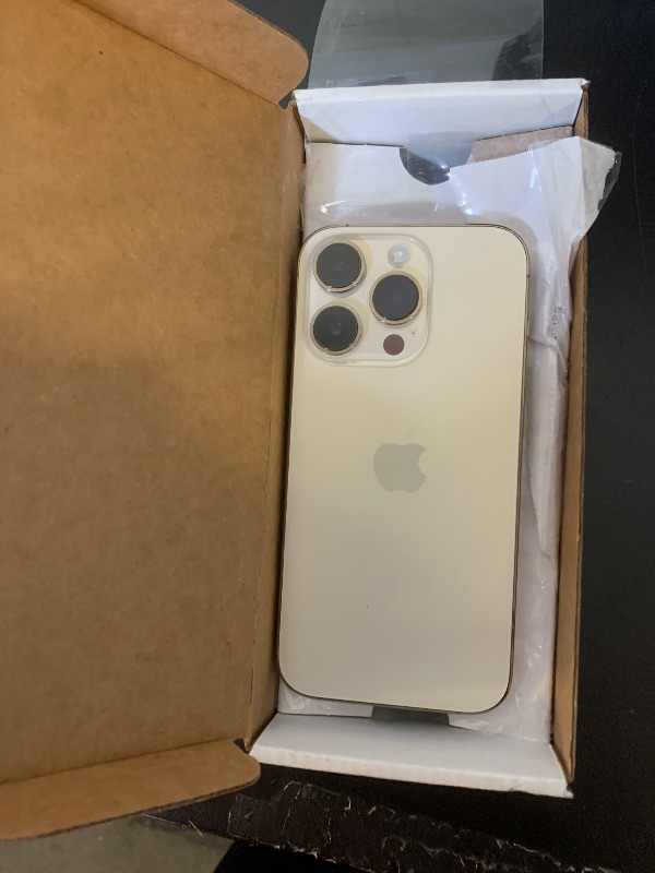 Photo 1 of Apple iPhone 14 Pro, 256GB, Gold - Unlocked (Renewed)