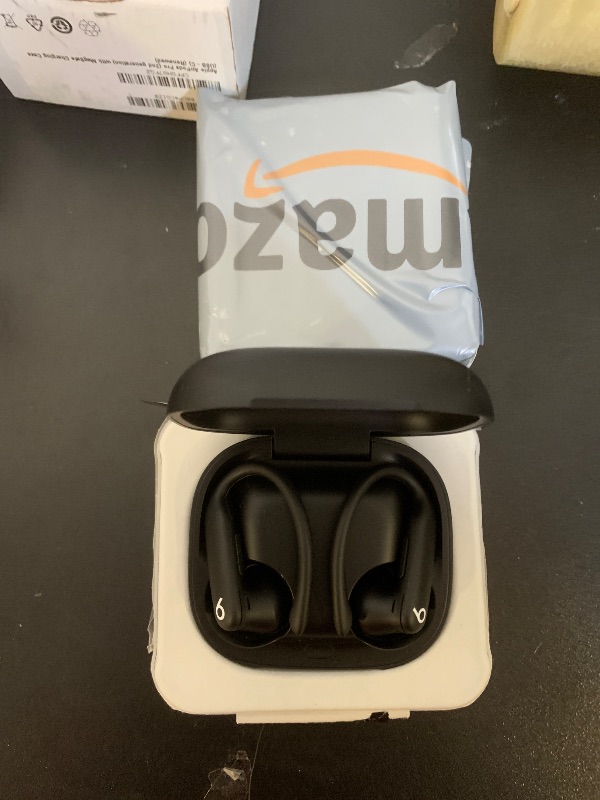 Photo 1 of Beats Powerbeats Pro 2 - Wireless Noise Cancelling Workout Earbuds with Secure- Fit Earhooks, Up to 45-Hour Battery with Charging Case, Sweat & Water Resistant, Heart Rate Monitoring - Jet Black