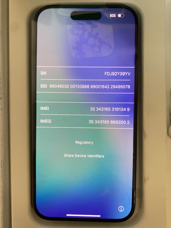 Photo 1 of Apple iPhone 15 Pro, 256GB, Black Titanium - Unlocked (Renewed)