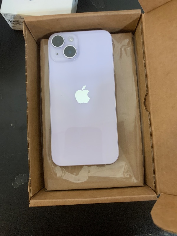 Photo 1 of Apple iPhone 14, 128GB, Purple - Unlocked (Renewed)