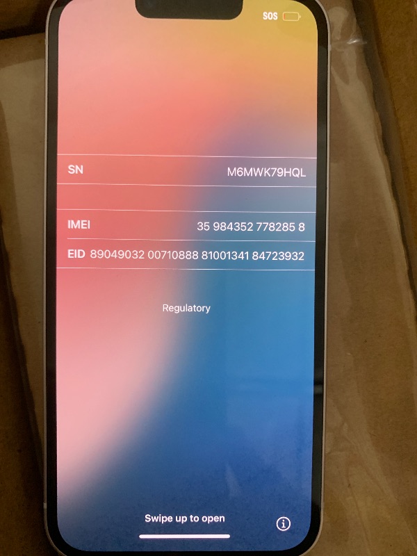 Photo 1 of Apple iPhone 14, 128GB, Purple - Unlocked (Renewed)