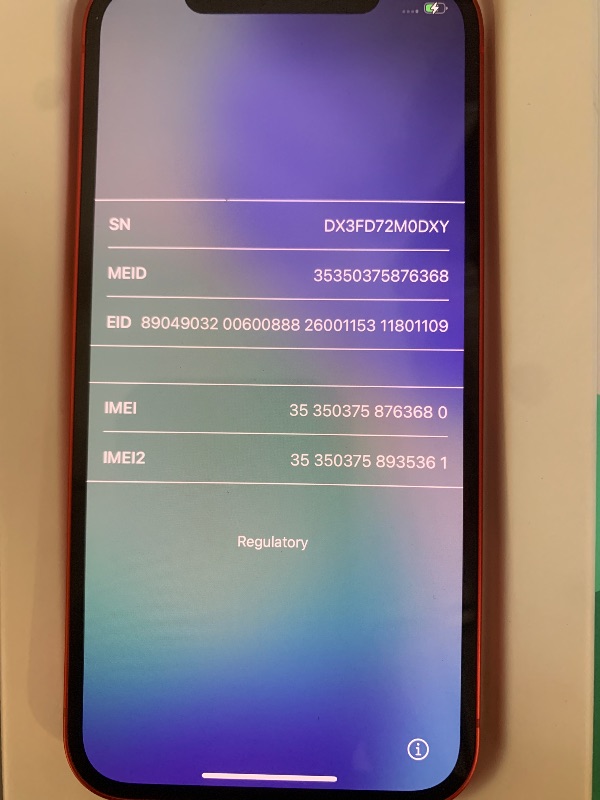 Photo 1 of Apple iPhone 12, 128GB, Red - Unlocked (Renewed Premium)