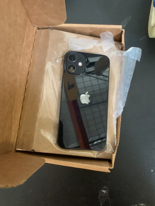 Photo 1 of Apple iPhone 12 Mini, US Version, 128GB, Black - Unlocked (Renewed)