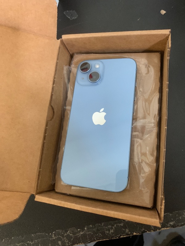 Photo 1 of Apple iPhone 14, 128GB, Blue - Unlocked (Renewed)