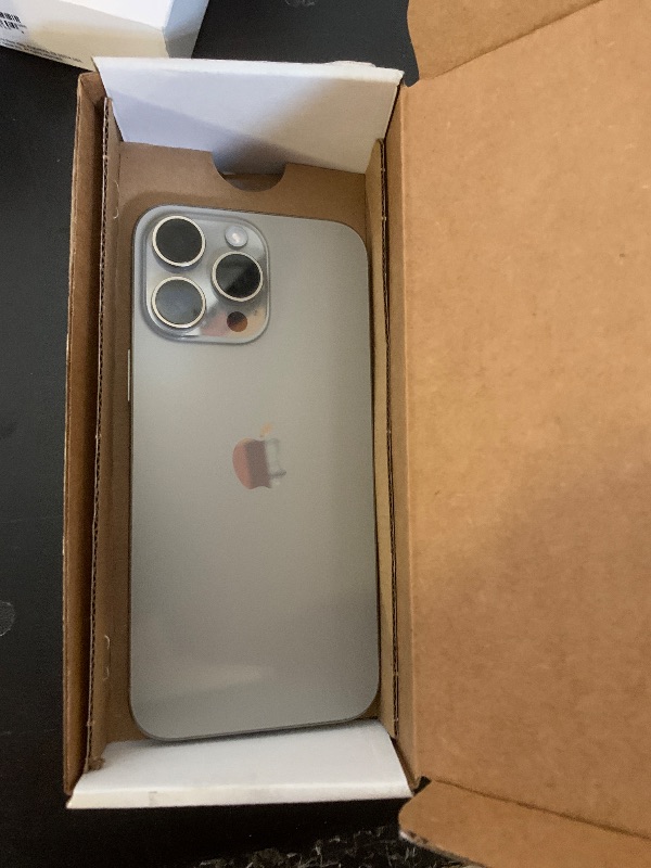 Photo 1 of Apple iPhone 16 Pro Max, US Version, 512GB, Natural Titanium - Unlocked (Renewed)