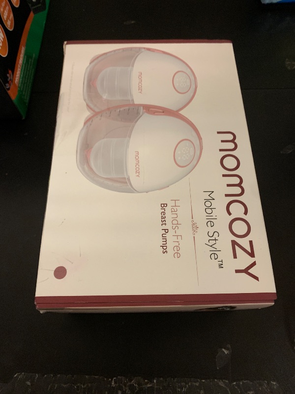 Photo 1 of Momcozy Breast Pump Hands Free Mobile Style | M6, Wearable Breastfeeding Pump Ideal Rhythm for More Milk, DoubleFit Flange More Fit & Discreet with 3 Modes & 9 Levels, 24mm - 2 Pack Cozy Red