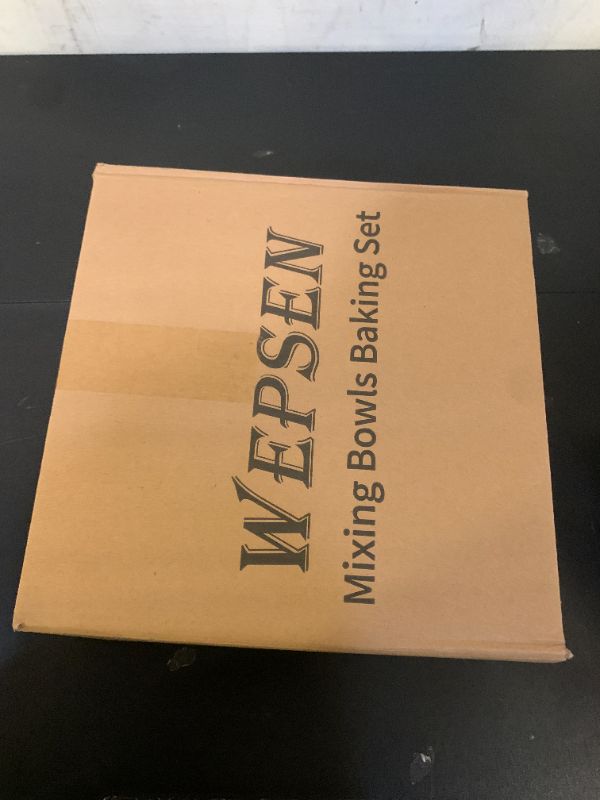 Photo 1 of WEPSEN Mixing Bowls Set, 25PCS Stainless Steel Mixing Bowl with Lid Set, Large Nesting Bowls 7, 4.5, 3,2, 1.5QT, Measuring Cups and Spoons Baking Utensils Metal Bowl for Kitchen Prep