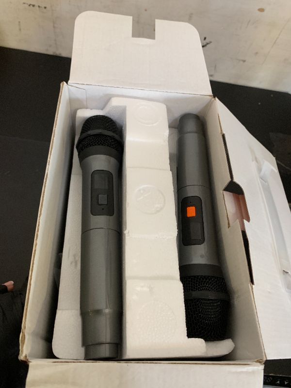 Photo 1 of Karaoke Machine, Portable Bluetooth Speaker with 2 Wireless Microphones for Adults & Kids with Lights, Karaoke Microphone with PA System Supports USB/TF/FM/AUX for Home Party Home System Packages