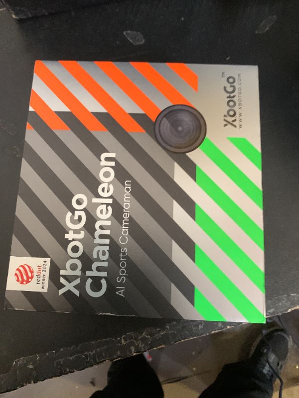 Photo 1 of XbotGo Chameleon AI Auto Sports Action Camera - 4K 60FPS Soccer Camera and Basketball Tracking Camera for Team Sports, Live Streaming, No Subscription, Works with iOS & Android (Lava Graphite)