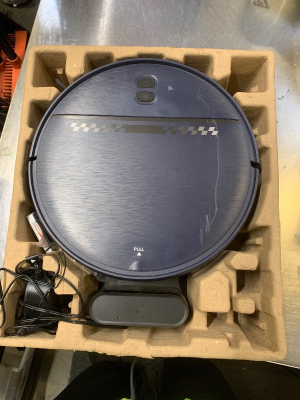 Photo 1 of Robot Vacuum and Mop Combo, 2-in-1 Mopping Robot Vacuum Cleaner with 2300Pa Suction, 2.87'' Slim Design, Wi-Fi/App/Voice Control, 3D Obstacle Avoidance&Self-Charging for Hard Floors, Carpets, Pet Hair