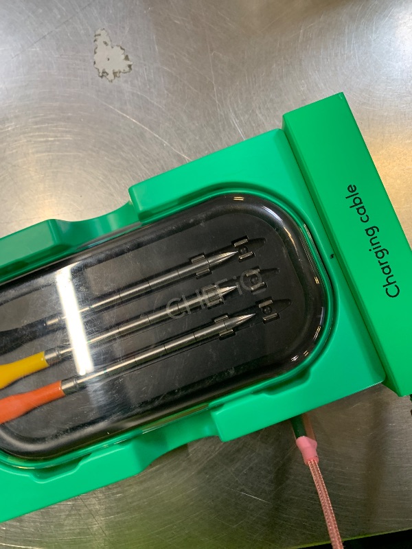 Photo 1 of CHEF iQ Sense | Smart Wireless Meat Thermometer | 3 Ultra-Thin Probes | WiFi Unlimited Range | 1000°F Heat Safe | 5 Sensors | BBQ, Grill, Oven, Smoker, Air Fryer | Gen3