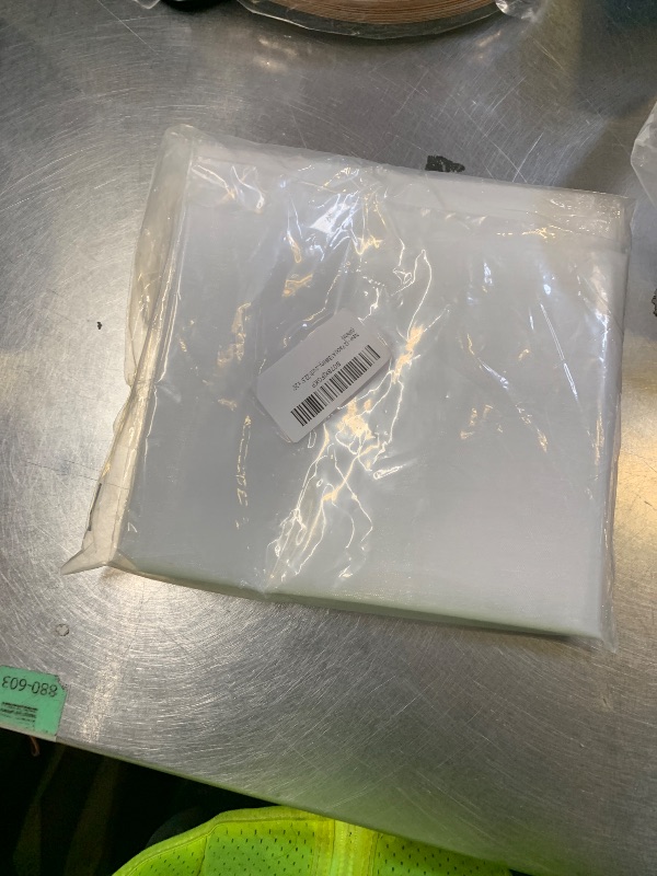 Photo 1 of (2 Pack) A1BakerySupplies Basket Size Large Premier Quality Organza Fabric Bags Sheer Fabric Gift Pouch 22.5" x 25" (White)