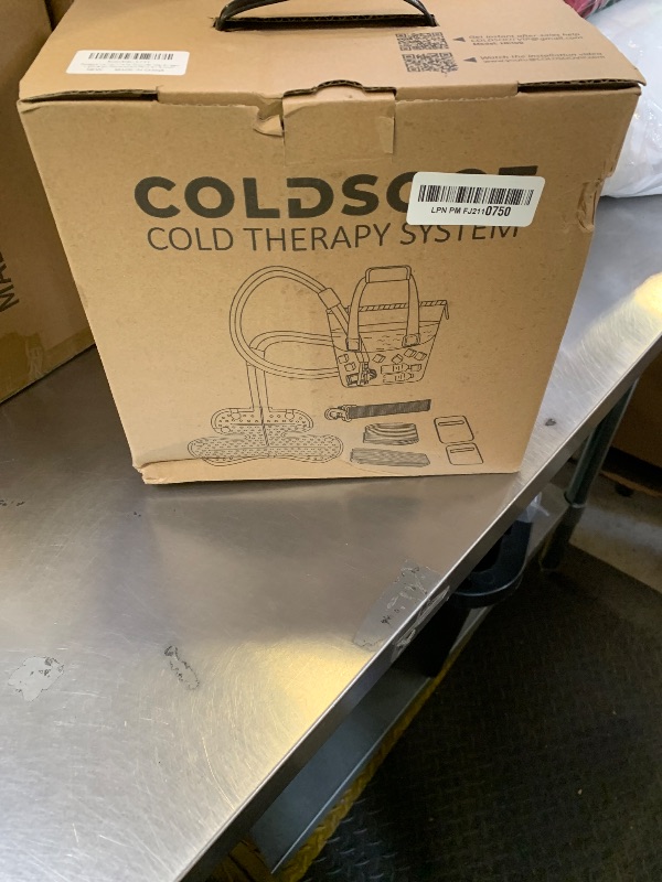 Photo 1 of COLDSOOT Cold Therapy Machine for Shoulder with Programmable Timer, Portable Ice Machine for Shoulder After Surgery, Lightweight Replacement Recovery System, Cryotherapy Pain Relief w/Compression Pad