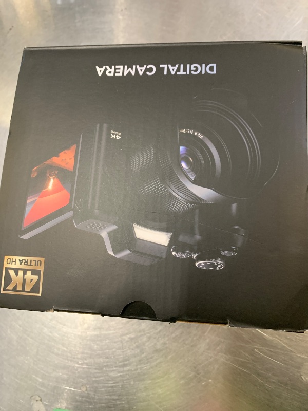 Photo 1 of 4K Digital Camera for Photography, Autofocus 56MP Vlogging Camera for YouTube/Content Creators/Travel, 16X Zoom Video Camera with 3" 180°Flip Screen & Lens Hood, Gift Ideas for Teens & Beginners