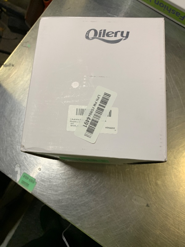 Photo 1 of 1 Roll Kiln Paper Ceramic Fiber 0.125" Thick High Temperature Gasket Paper Exhaust Gasket Material 2100f Rated for Wood Pellet Stove Boiler Furnaces Microwave Insulation Fireplace DIY Glass Fusing