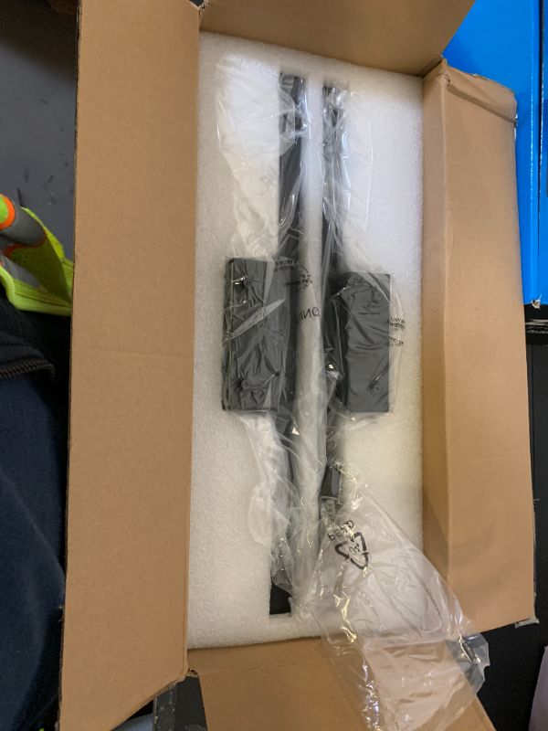 Photo 1 of EDISHINE 2 Pack LED Outdoor Wall Lights Dimmable, 3000K 4000K 5000K, 15.7" Modern Black Outdoor Wall Sconce, IP65 Waterproof, Linear Exterior Wall Light for Entrance, Hallway, Garage, Porch