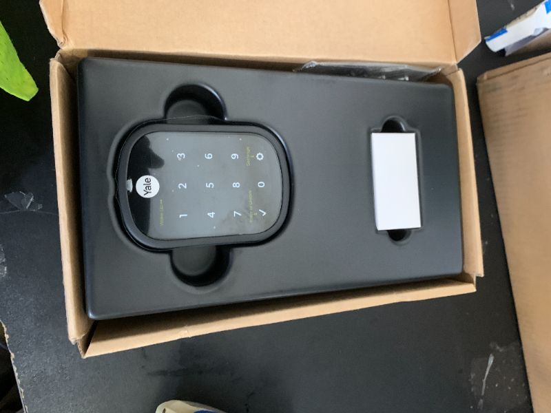 Photo 1 of Yale Assure SL Deadbolt Smart Lock, Black Suede Keyless Entry Door Lock with Wi-Fi Connected Touchscreen for Front or Back Door, ?YRD256-CBA-BSP