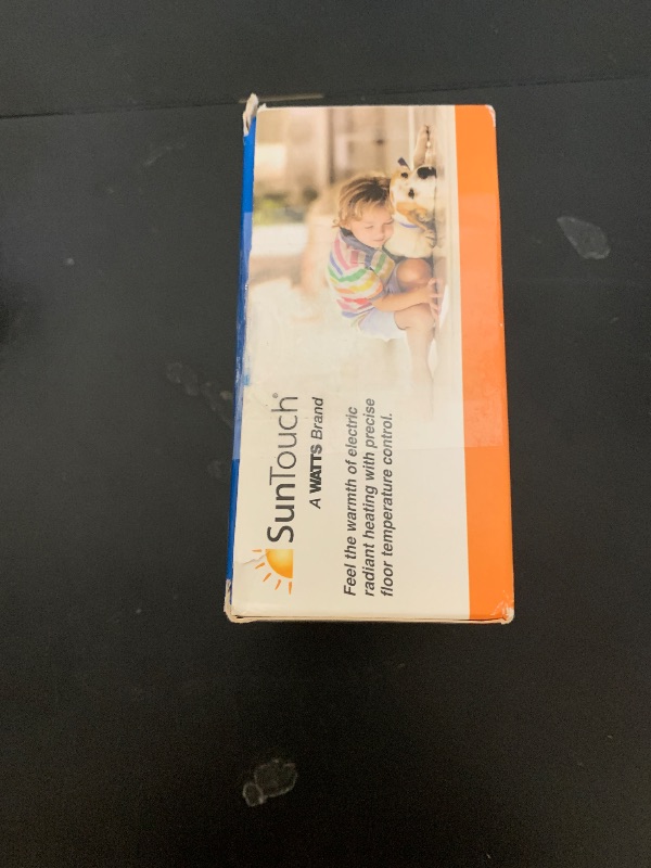 Photo 1 of SunTouch SunStat CommandPlus Touchscreen Programmable Smart Wi-Fi Thermostat for Electric Floor Heating Systems, 4.3" Screen, Floor and Air Sensing Control, Energy Monitoring, Remote Access