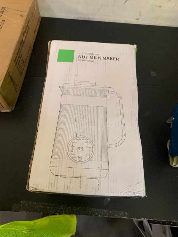 Photo 1 of KIDISLE 32oz Automatic Soy Machine for Homemade Almond, Oat, Coconut, Soy, Plant Based Milks and Non Dairy Beverages with Delay Start/Keep Warm/Self-Cleaning/Boil Water, Black