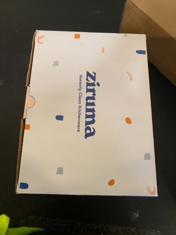 Photo 1 of Ziruma Non-Toxic 6.2 Cup Glass Food Storage Containers with Lids, Large Food Containers, Plastic Free Meal Prep, Airtight Food Storage Container, Microwave and Freezer Safe, 2 Pack