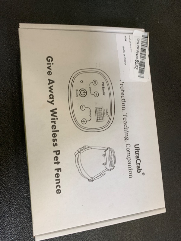 Photo 1 of UltraCrab Indoor Pet Barrier for Dogs, Wireless Indoor Electric Fence, Pet Gate, Keeps Areas Off Limits, Dog Fence Waterproof/Rechargeable Training Collar (2 Dogs System)