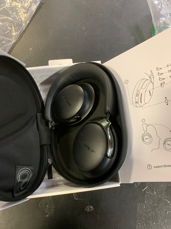 Photo 1 of Bose QuietComfort Ultra Bluetooth Headphones (2nd Gen), Wireless Headphones with Spatial Audio, Over Ear Noise Cancelling with Mic, Up to 30 Hours of Play time, Black