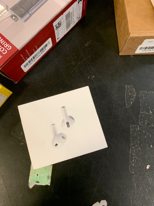 Photo 1 of Apple AirPods Pro 3 Wireless Earbuds, Active Noise Cancellation, Live Translation, Heart Rate Sensing,Hearing Aid Feature,Bluetooth Headphones,Spatial Audio, High-Fidelity Sound, USB-C Charging, White