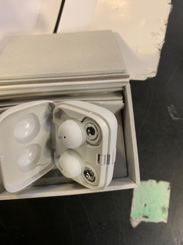 Photo 1 of **BOX DAMAGED** Sony LinkBuds Truly Wireless Earbud Headphones with an Open-Ring Design for Ambient Sounds and Alexa Built-in, Bluetooth Ear Buds Compatible with iPhone and Android, White