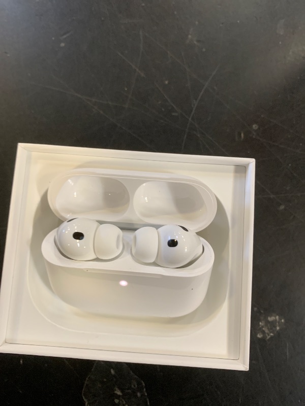 Photo 1 of Apple AirPods Pro 3 Wireless Earbuds, Active Noise Cancellation, Live Translation, Heart Rate Sensing,Hearing Aid Feature,Bluetooth Headphones,Spatial Audio, High-Fidelity Sound, USB-C Charging, White