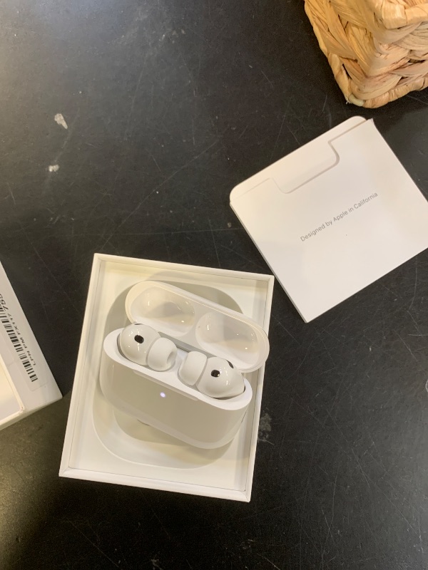 Photo 1 of Apple AirPods Pro 3 Wireless Earbuds, Active Noise Cancellation, Live Translation, Heart Rate Sensing,Hearing Aid Feature,Bluetooth Headphones,Spatial Audio, High-Fidelity Sound, USB-C Charging, White