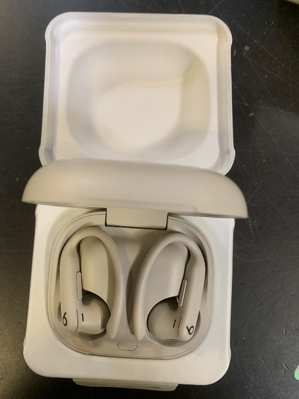 Photo 1 of Beats Powerbeats Pro 2 - Wireless Noise Cancelling Workout Earbuds with Secure- Fit Earhooks, Up to 45-Hour Battery with Charging Case, Sweat & Water Resistant, Heart Rate Monitoring - Quick Sand