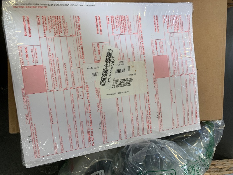 Photo 1 of 1099 NEC Tax Forms 2025 with Envelopes, 4 Part 15 Pack Tax Forms Kit and 15 Self-Seal Envelopes –Great for QuickBooks and Accounting Software, Value Pack for Business - Made in The USA - 15-Pack