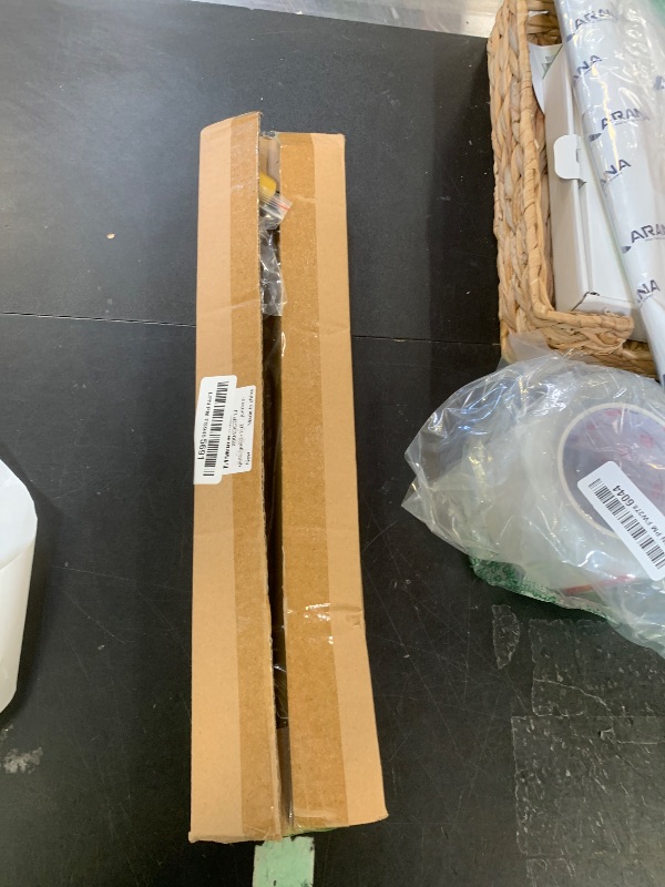 Photo 1 of SMODBRODRE Curtain Rods for Window 32 and 48, Gold 5/8 inch Splicing Single Window Curtain Rod Set with Brackets