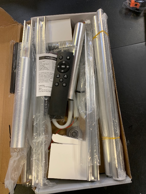 Photo 1 of Tacopet LED Corner Floor Lamp, Set of 2 Minimalist Dimmable Light with Remote, 2700-6500k Color Temperature Stepless Adjustable, 58" Tall Standing Lamp for Living Room, Bedroom, Office, Silver