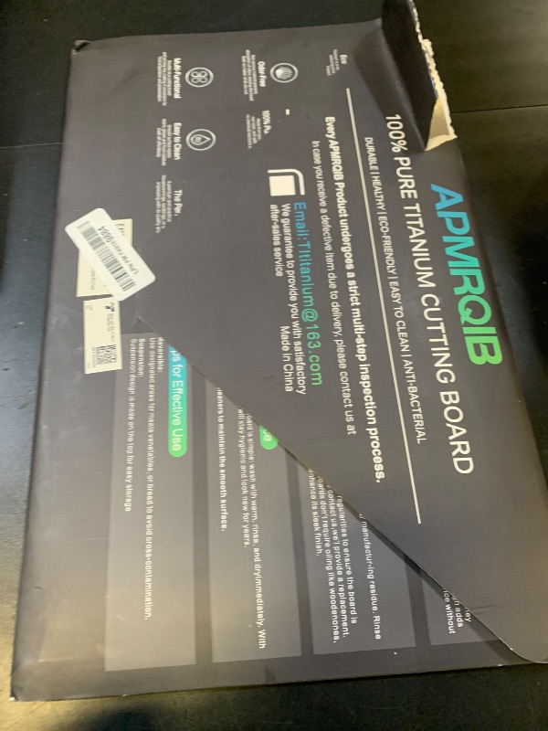 Photo 1 of APMRQIB Titanium Cutting Board Set of 3,100% Pure Titanium Cutting Boards for Kitchen, Double Sided Non Toxic Cutting Board, Ideal Charcuterie & Chopping for Meat, Hygiene Durable Dishwashr?3 Pack)