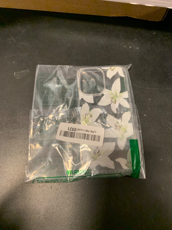 Photo 1 of CASEKOO White Water Lily for iPhone 16 Case, [Never Yellow Technology] [12FT Military-Grade Protection] Transparent Slim Floral Cover Gril Women 16 Phone Case 6.1 inch, White Water Lily