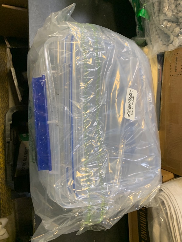 Photo 1 of MUXHEL 2 Pcs Large Food Storage Containers with Airtight Lid, 5.5L Reusable Meal Prep Container, Food-Grade Plastic Bread Box for Homemade Bread, Cookies, Food